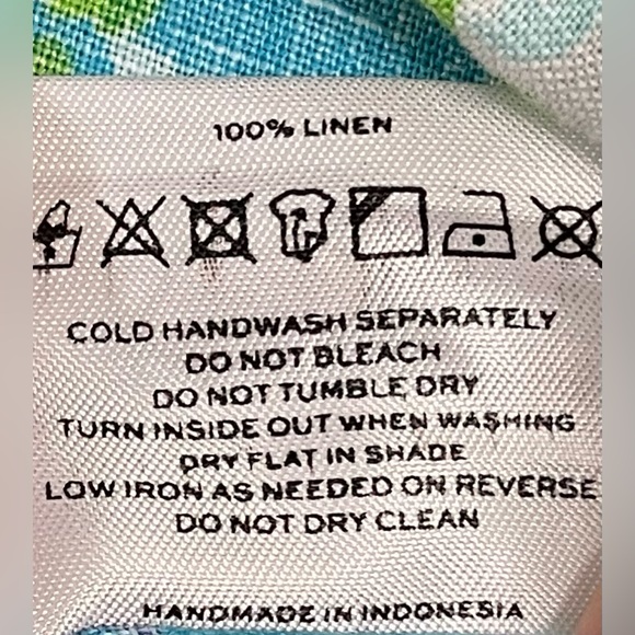 Faithfull The Brand Priscilla Gardone Floral Print 100% Linen Shorts Size 6 - Picture 11 of 12